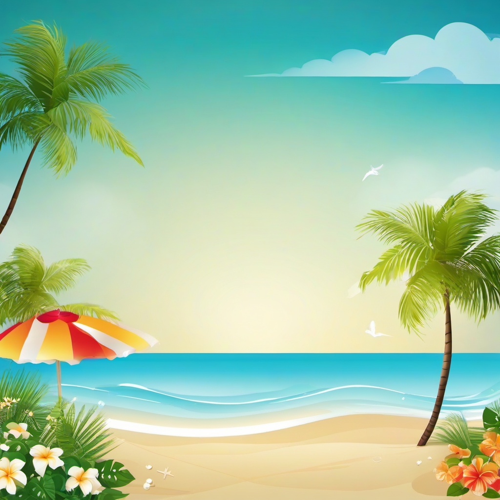 Beach background - background summer beach  