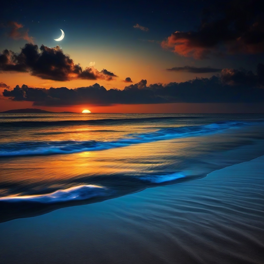 Beach Background Wallpaper - background beach night  