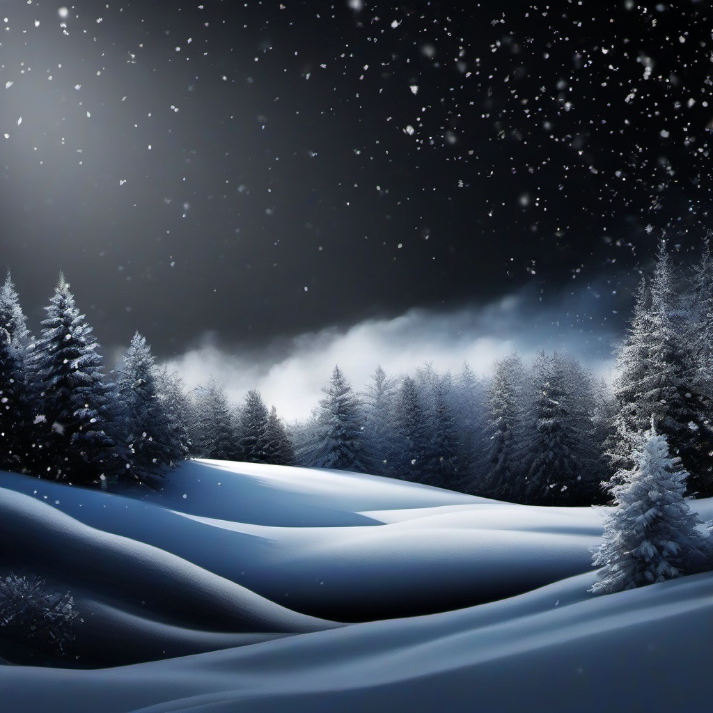 Snow Background Wallpaper - snow falling black background  