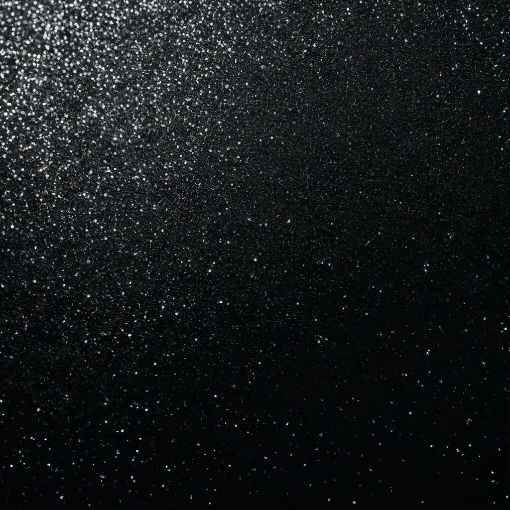 Glitter background - silver glitter on black background  