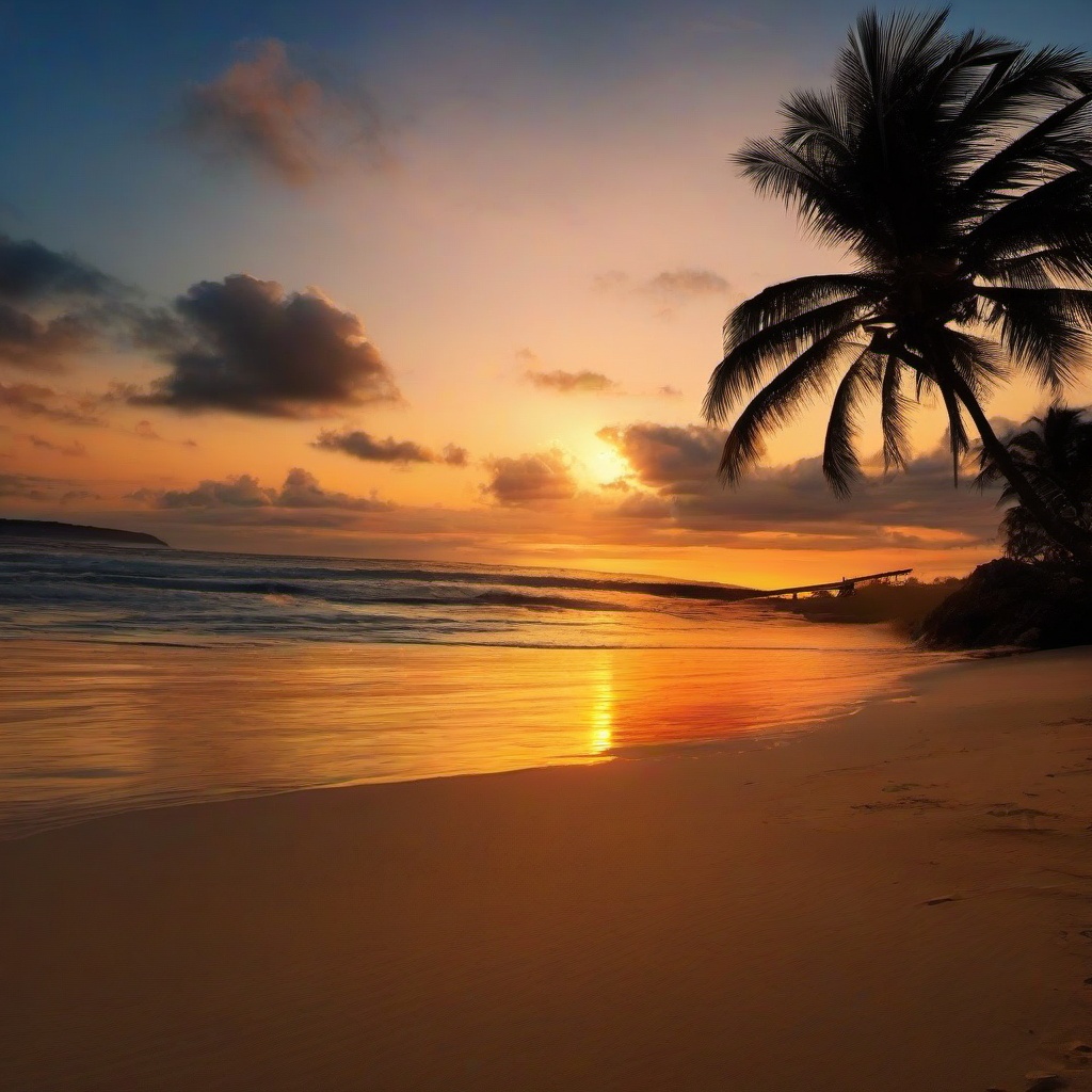 Beach Background Wallpaper - sunset on beach background  