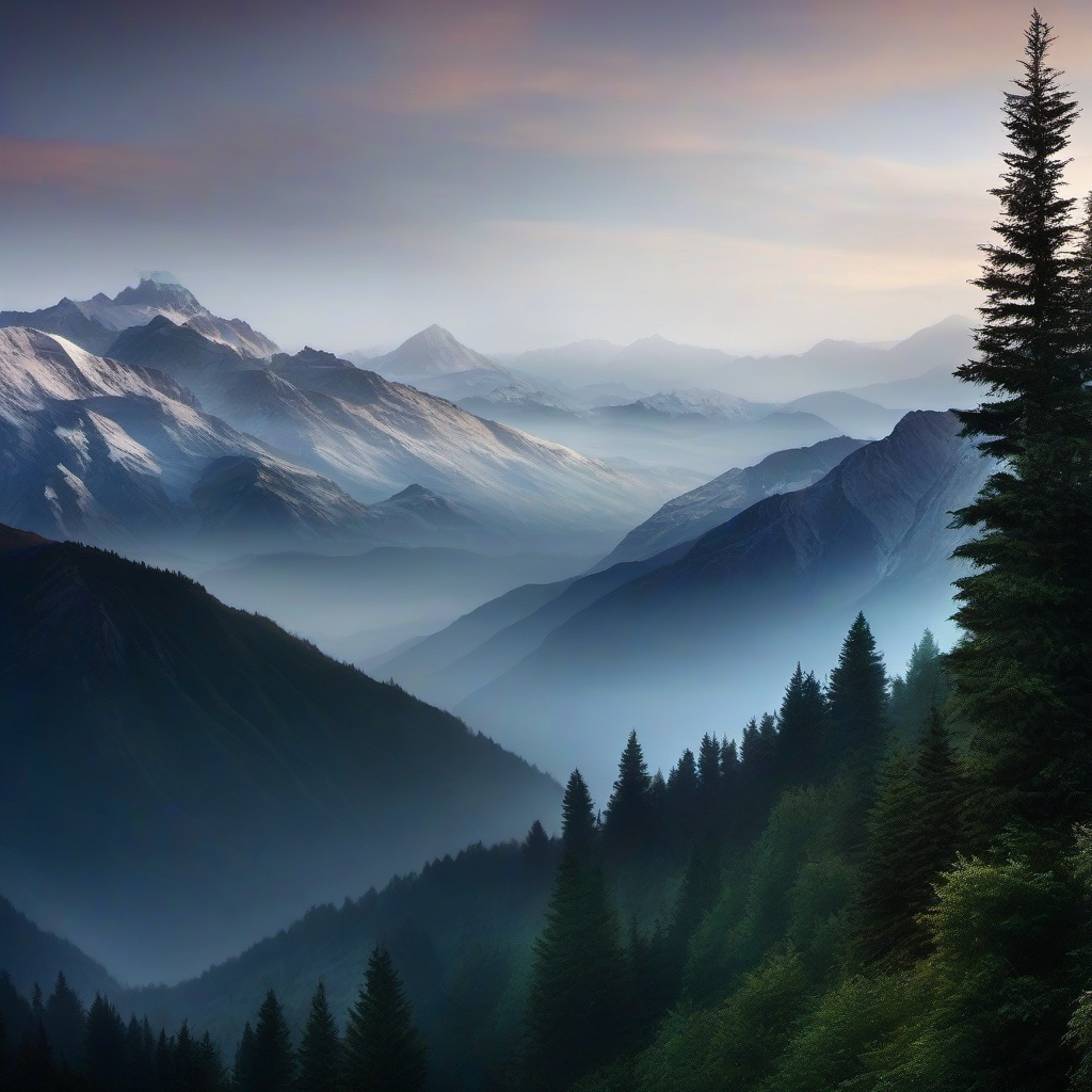 Mountain Background Wallpaper - misty mountain background  