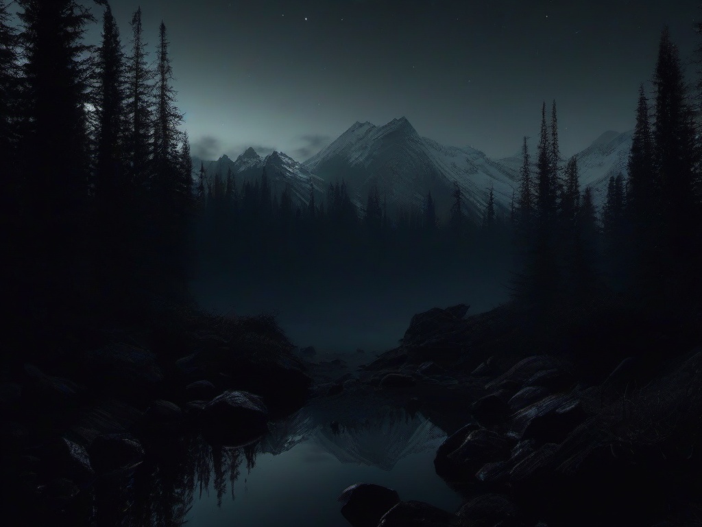 Dark Nature Aesthetic Wallpaper  ,desktop background wallpaper