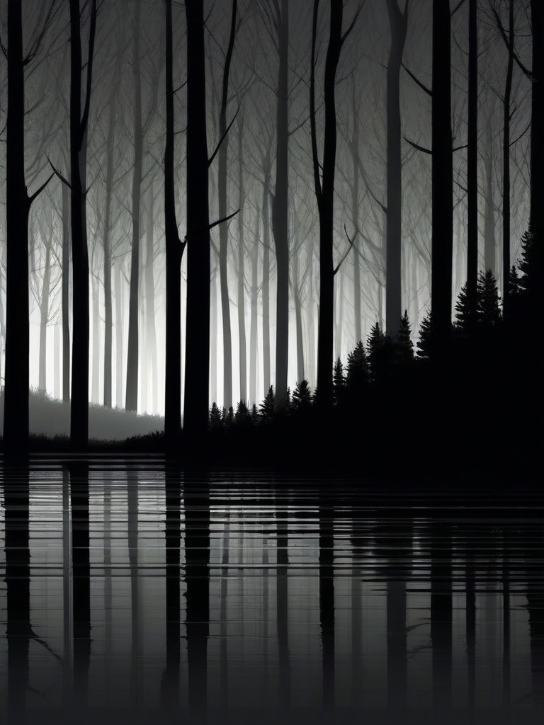 Dark Forest Background  ,mobile iphone background wallpaper