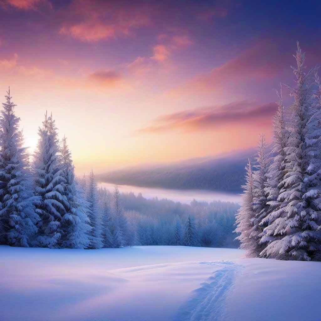 Winter background wallpaper - snowy sky wallpaper  