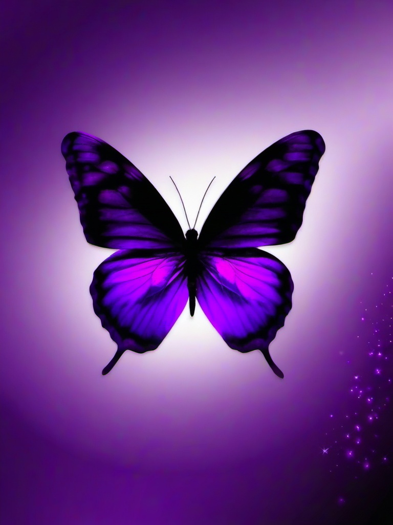 Dark Purple Butterfly Wallpaper  ,mobile iphone background wallpaper