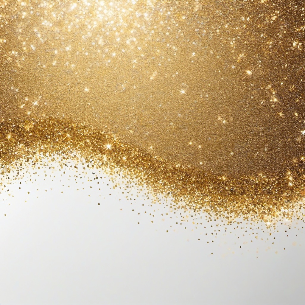 Glitter background - gold and white sparkle background  