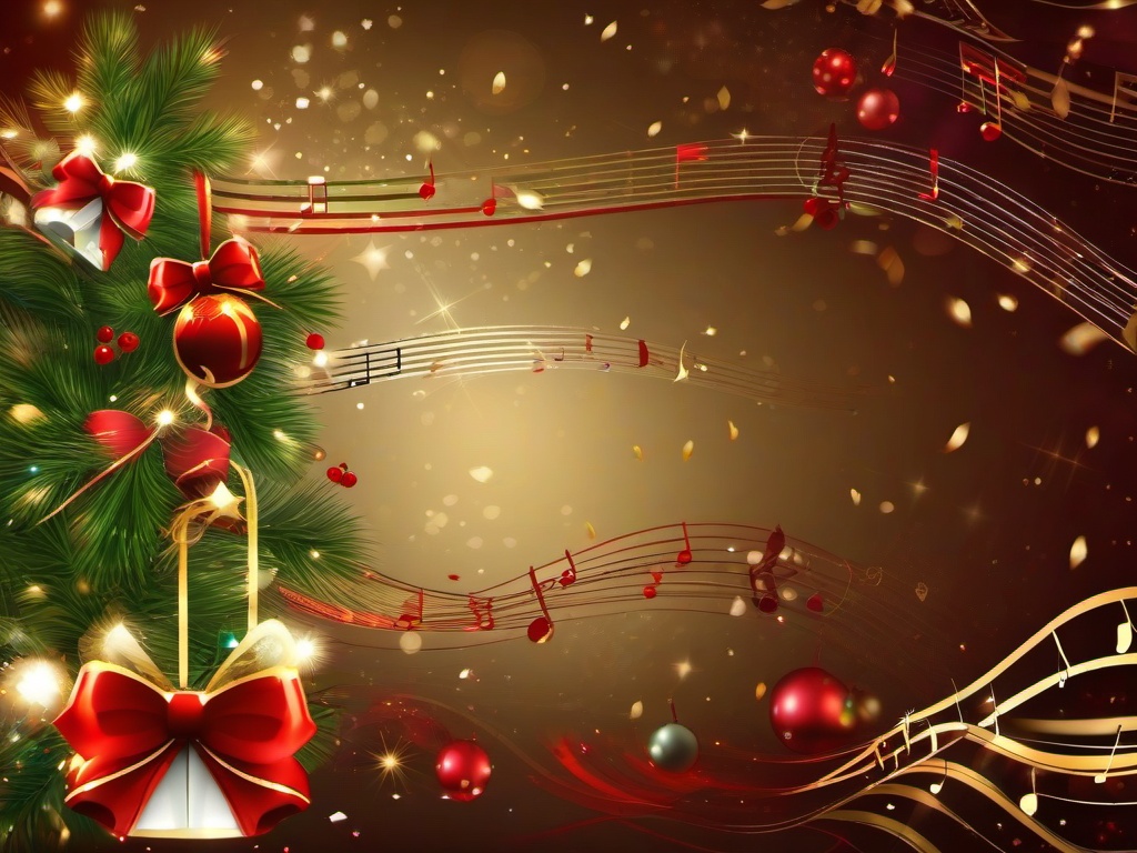 Christmas Background With Music  