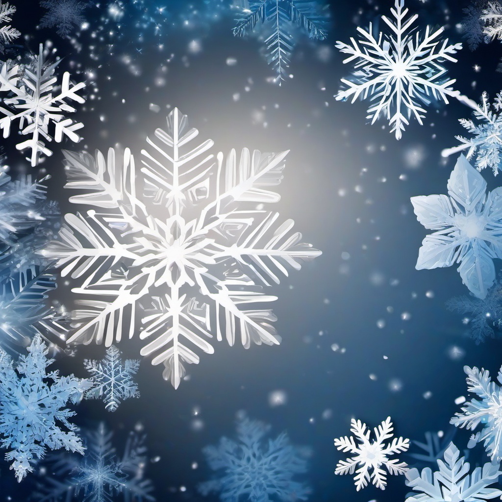 Winter background wallpaper - snowflake christmas background  