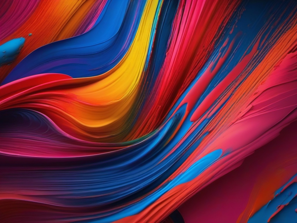 Multicolor Paint Background  