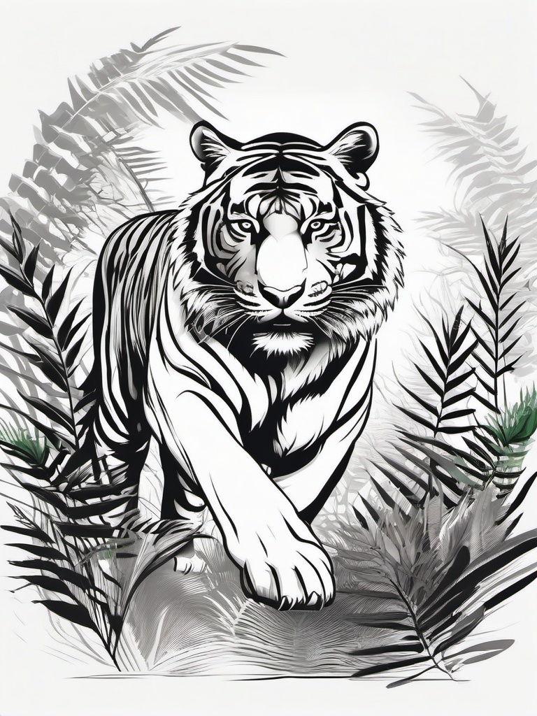 Roaring Tiger Temporary Tattoo – TattooIcon