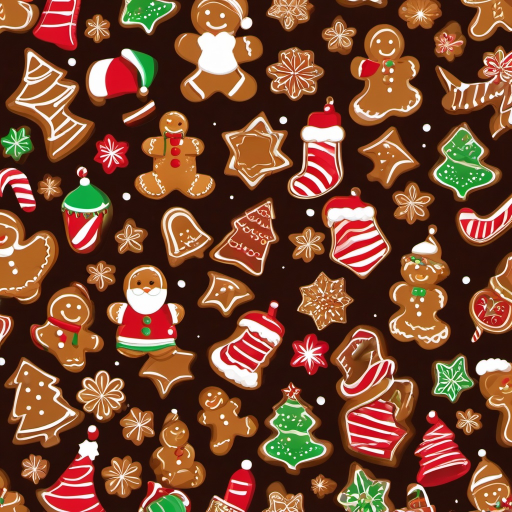 Christmas Background Wallpaper - gingerbread christmas background  