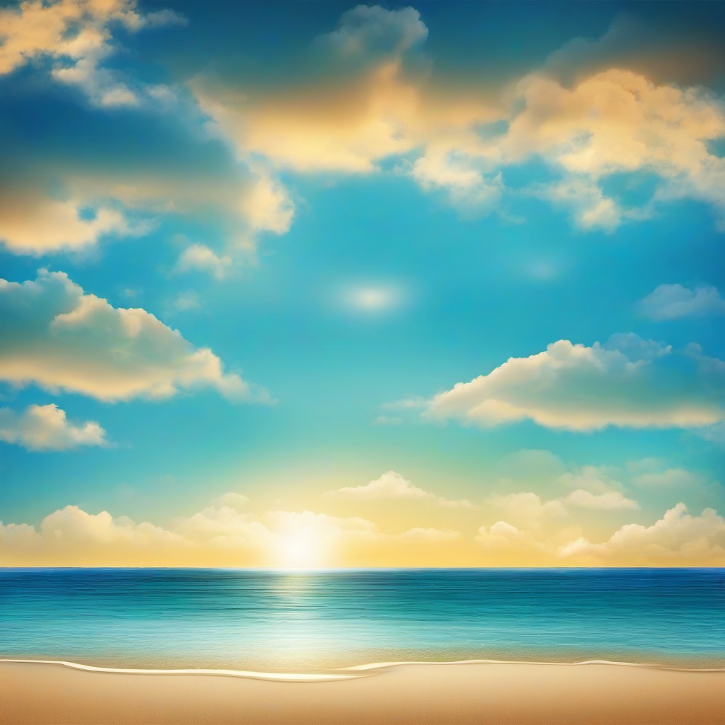 Beach background - beach and sky background  