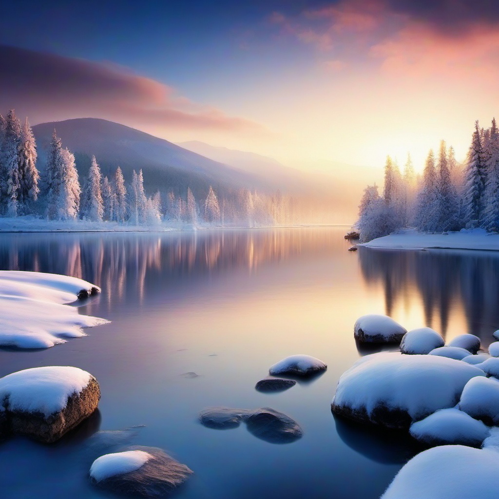 Winter background wallpaper - winter landscape background  