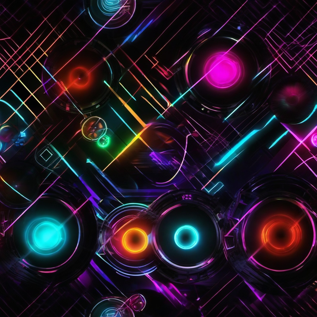 Neon Background Wallpaper - neon dj wallpaper  