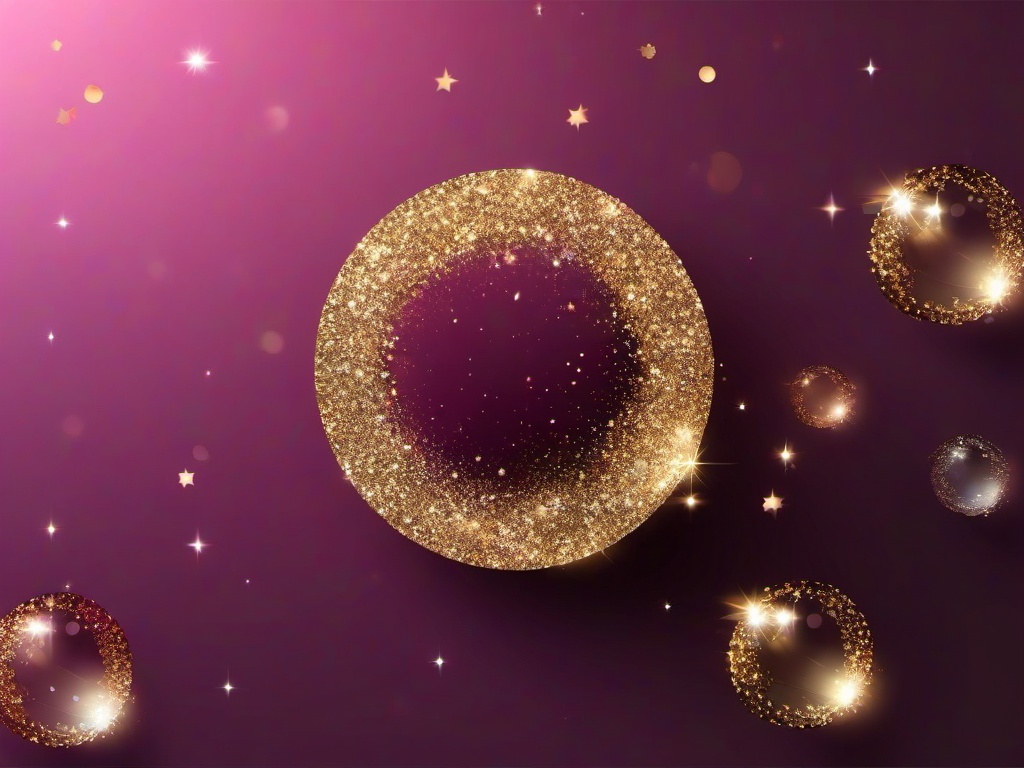 Glitter Circle Transparent Background  