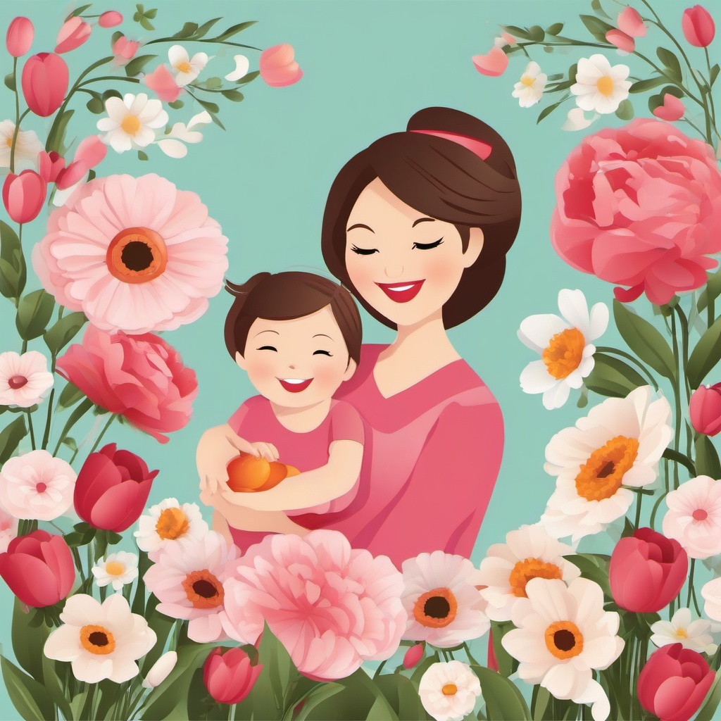 Happy Mothers Day  clipart