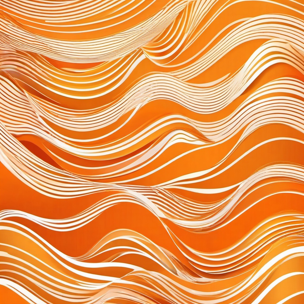 Wave Background Wallpaper - orange wave vector  