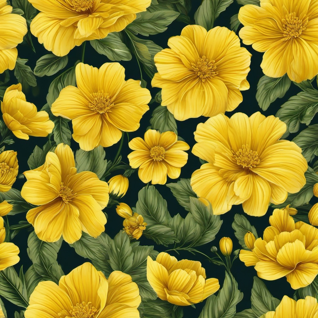 Yellow Background Wallpaper - wallpapers yellow flowers  