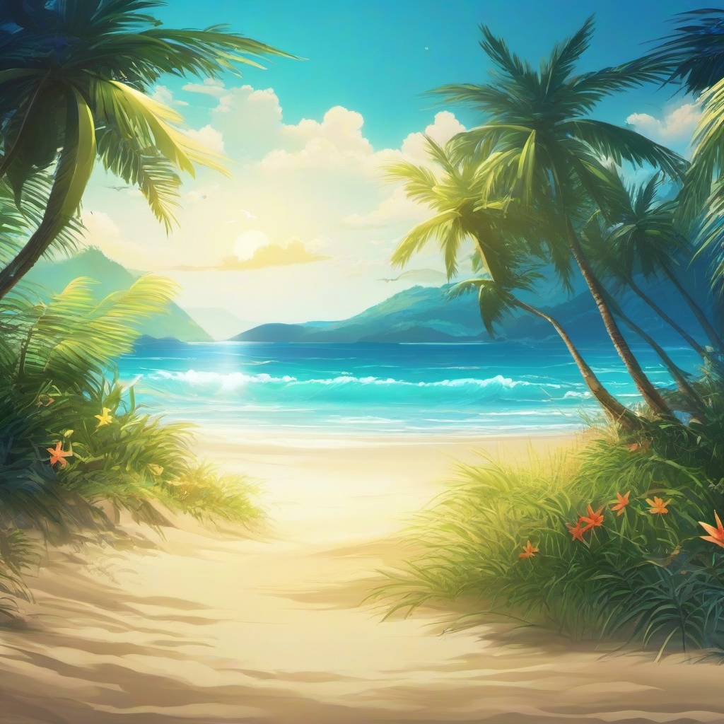 Beach Background Wallpaper - beach anime wallpaper  