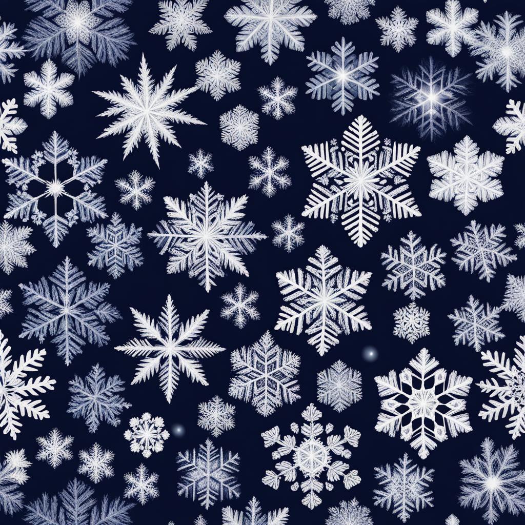 snowflake clipart transparent background in a winter wonderland - featuring intricate patterns. 