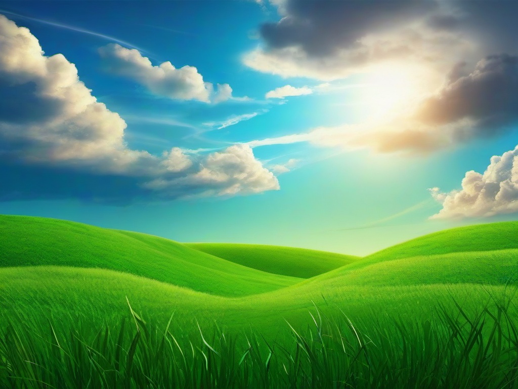 Animated Sky And Grass Background  ,desktop background wallpaper