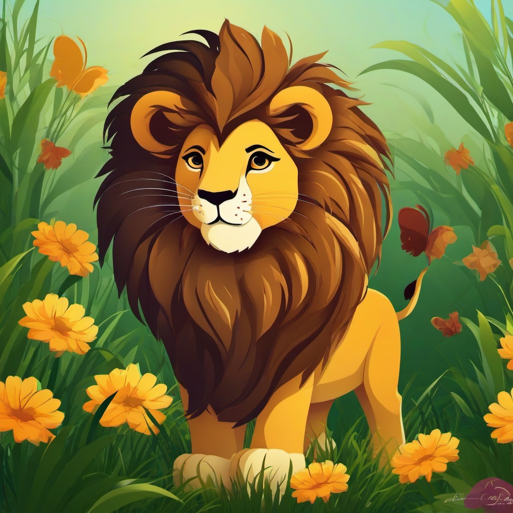 Lion Background Wallpaper - cute lion background  