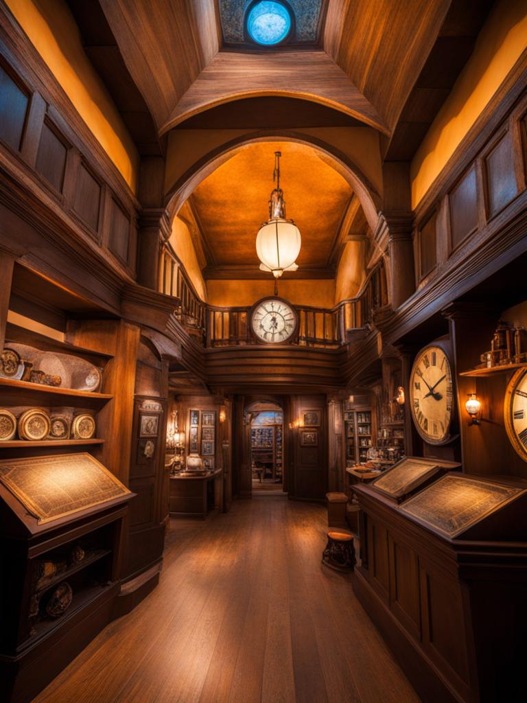 travel through time at the time-traveler's oasis and visit any era in history. 