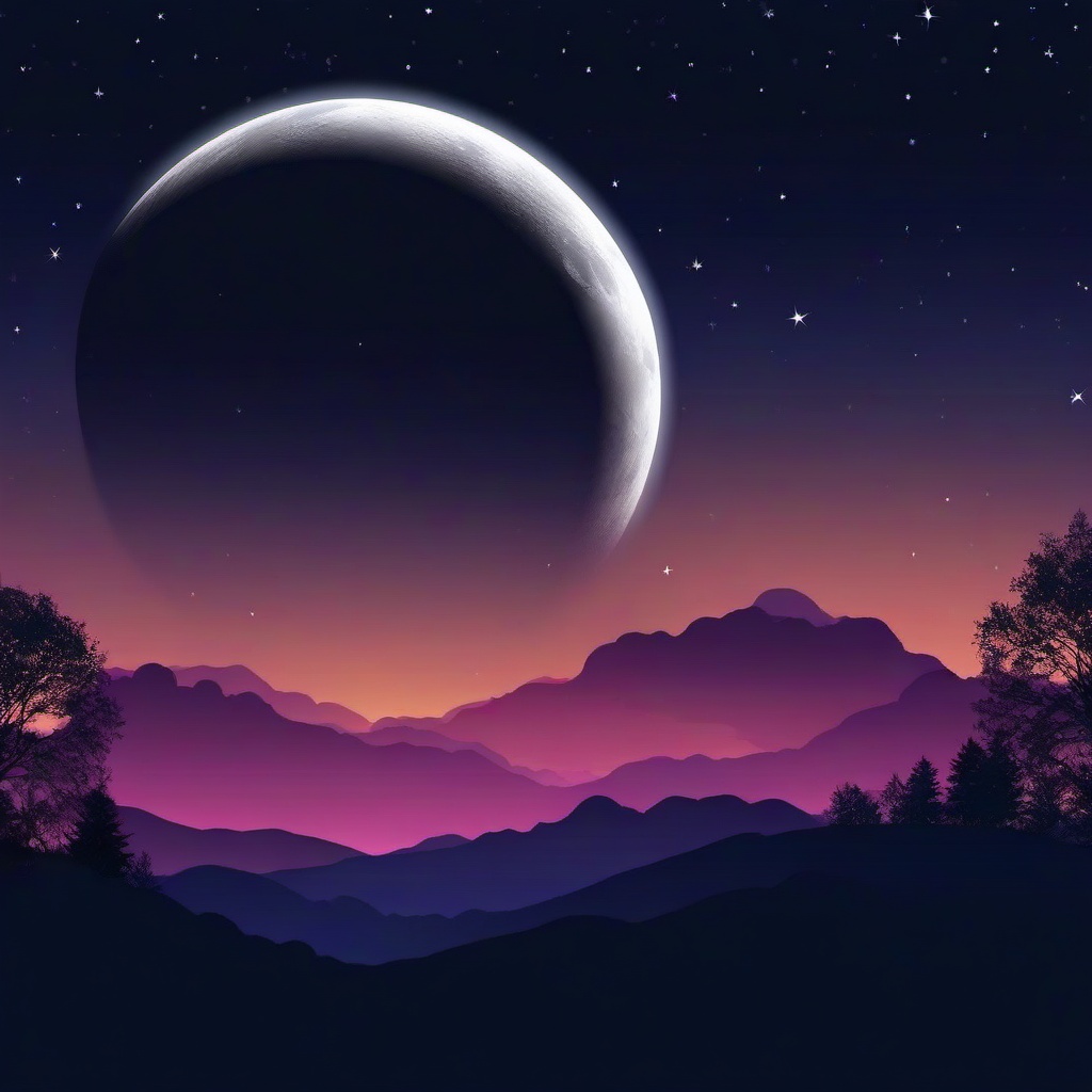 Sky Background Wallpaper - night sky with moon wallpaper  