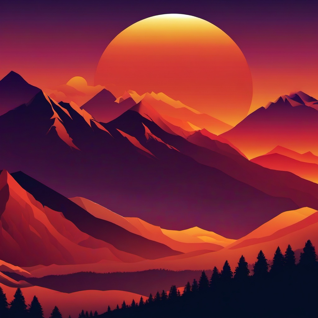 Mountain Background Wallpaper - mountain background sunset  