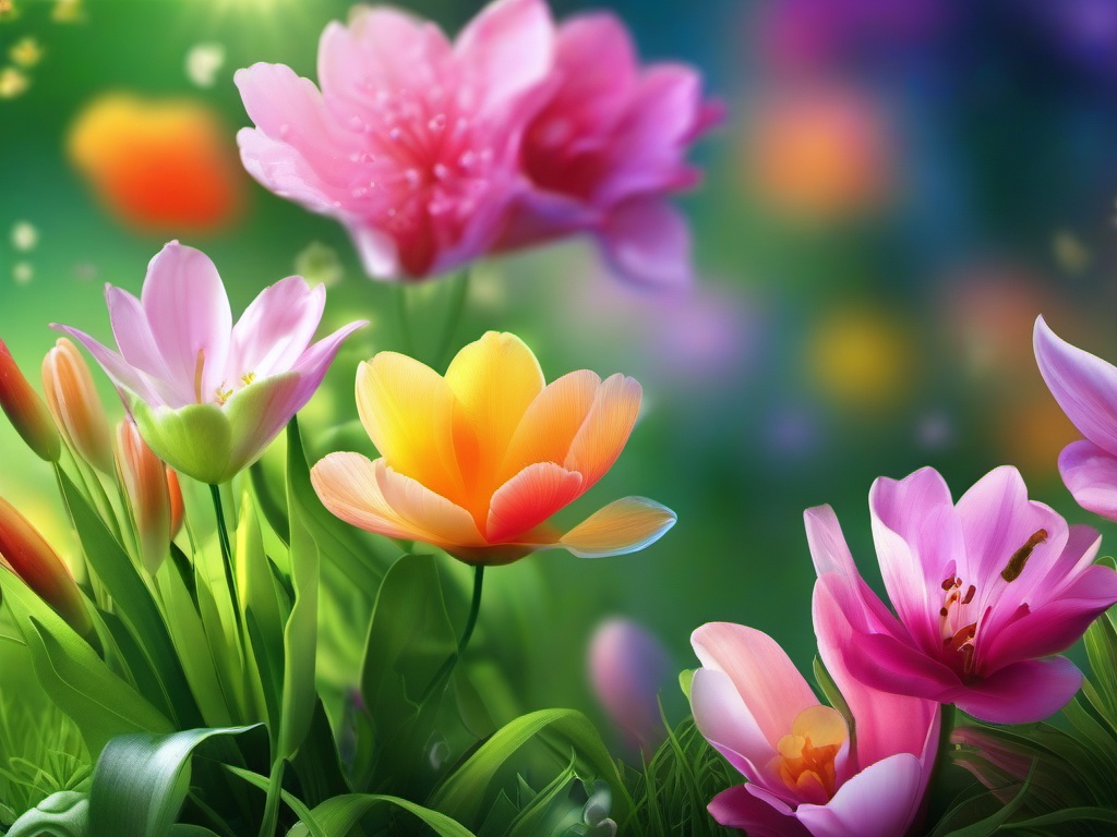 bright spring wallpaper  ,background wallpaper