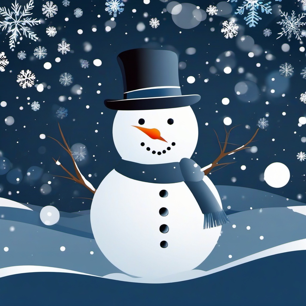 Christmas Background Wallpaper - winter snowman wallpaper  