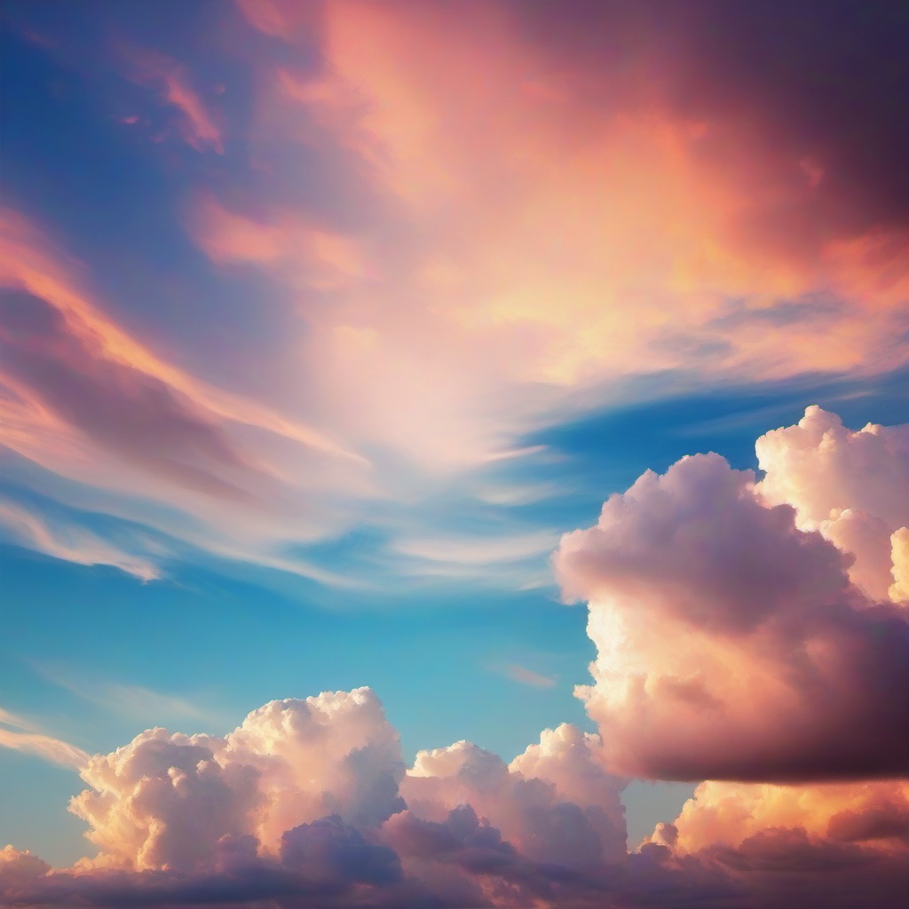 sky background with clouds  