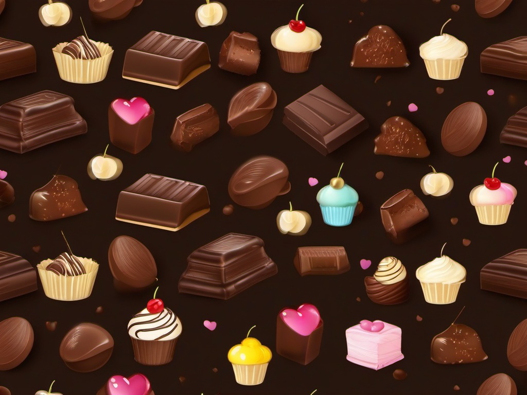 cute chocolate wallpaper  ,desktop background wallpaper