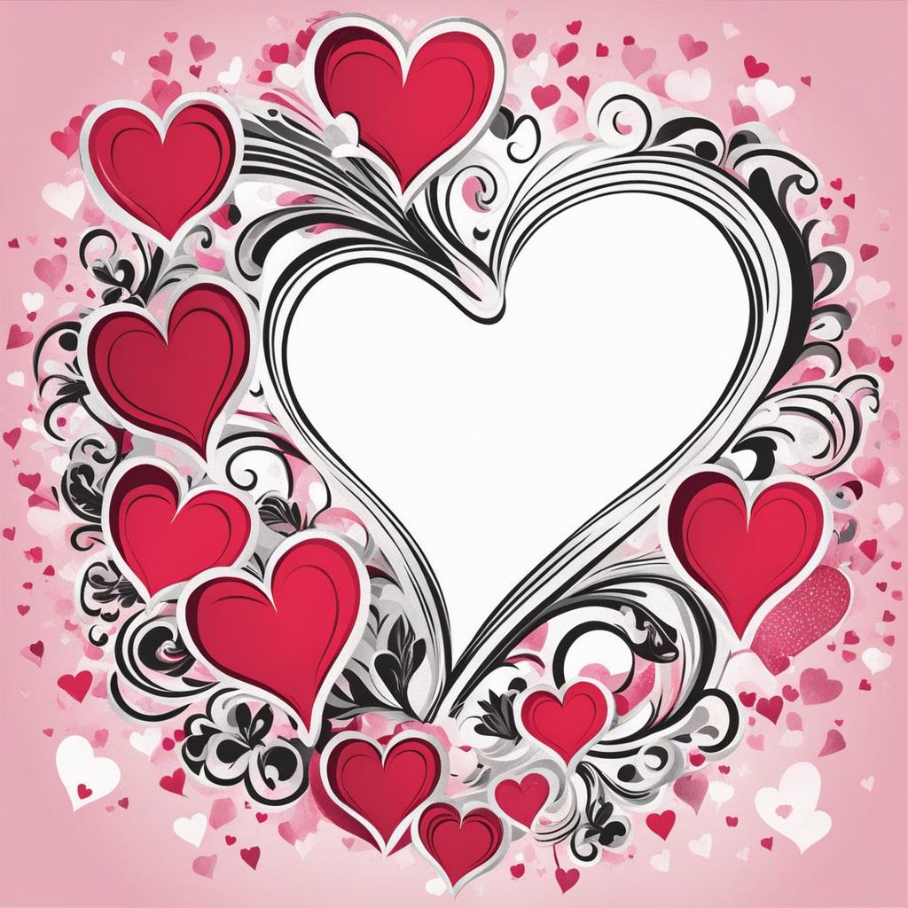 heart clip art - overflowing with love and affection. 