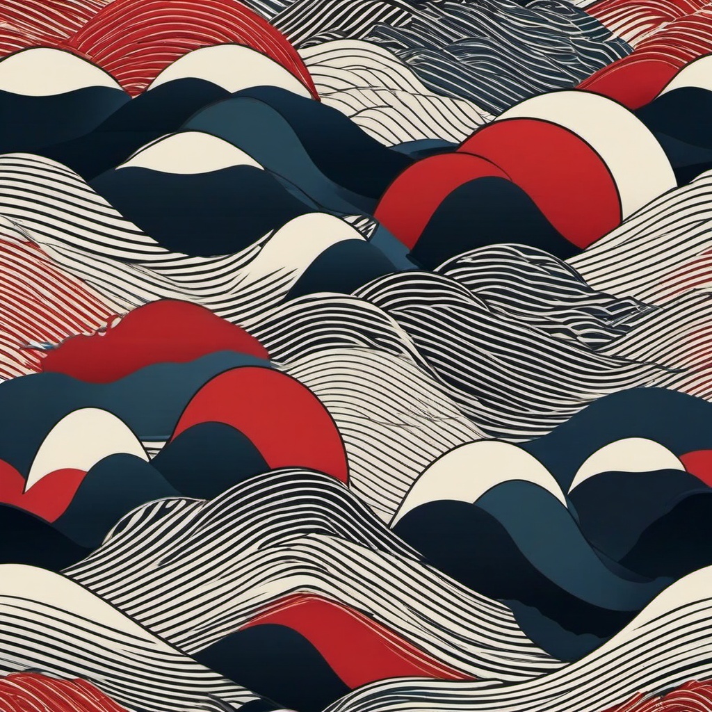 Wave Background Wallpaper - japanese wave background  