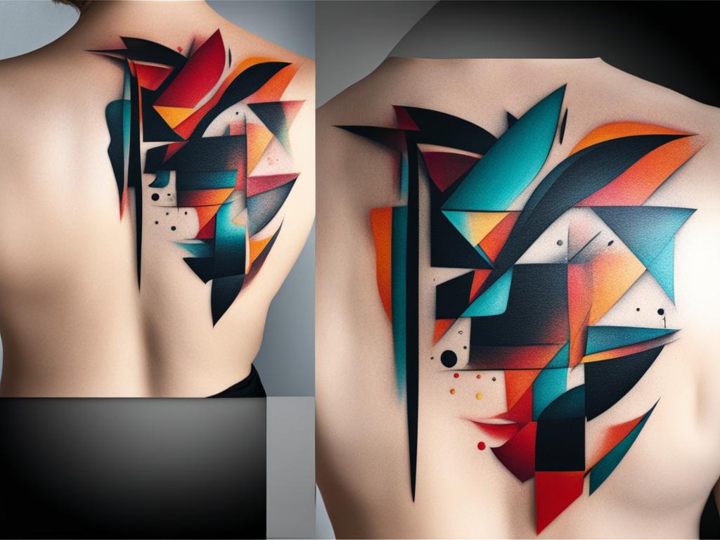 abstract art - craft an abstract tattoo design that showcases your unique artistic vision. 