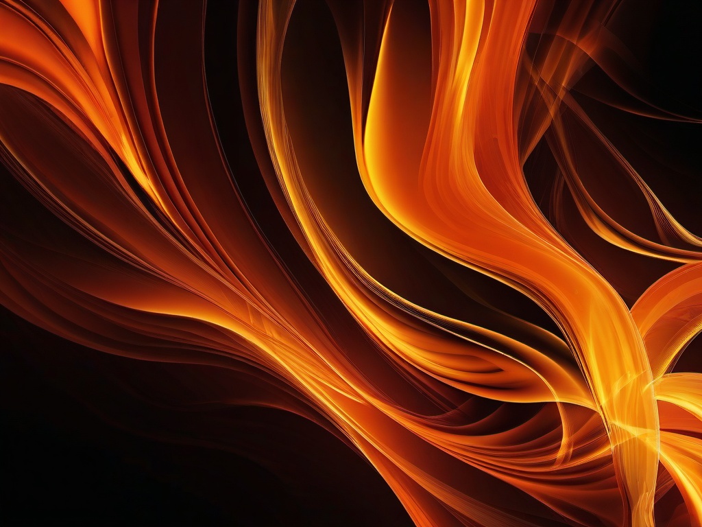 Fire Wallpaper - Fiery abstract in orange and yellow  background wallpaper