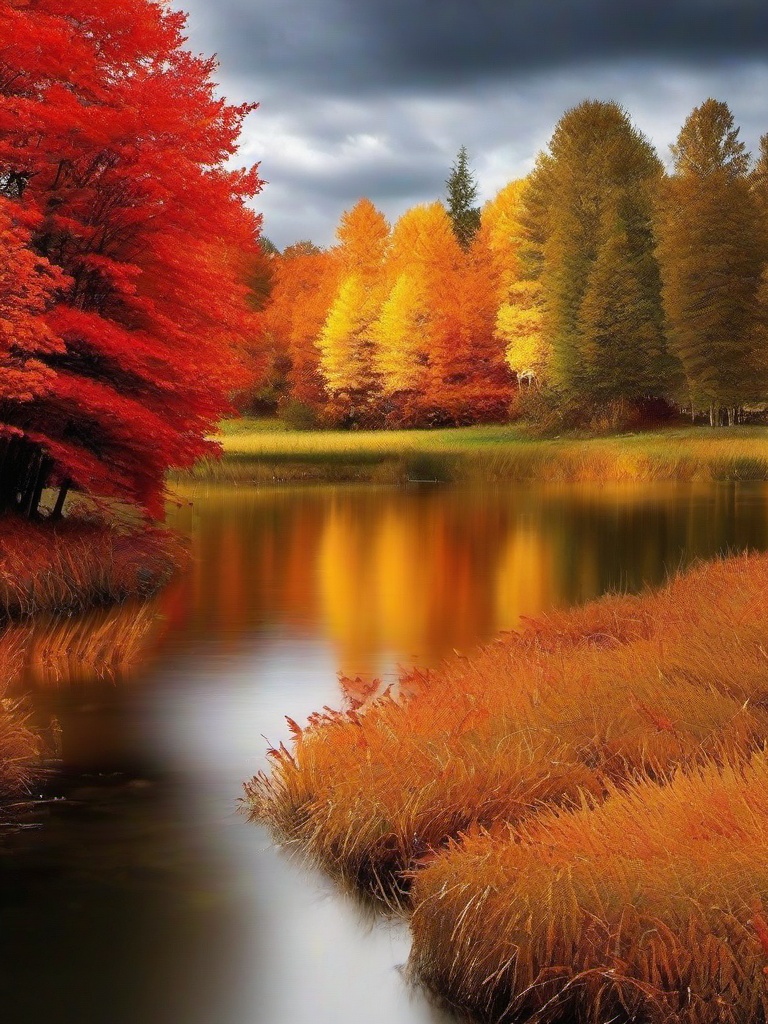 Fall Background Wallpaper - fall colored wallpapers  