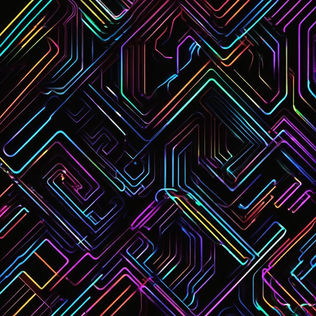 Neon Background Wallpaper - neon outline wallpaper  