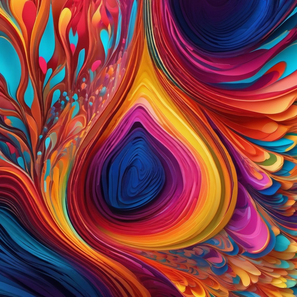 Color Background - Colorful Vibrant Hues  intricate patterns, splash art, wallpaper art