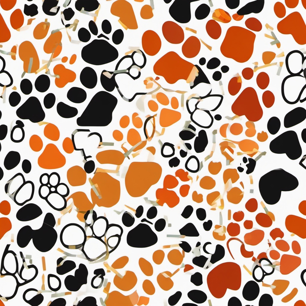 Paw Print clipart - paw print in a playful font  