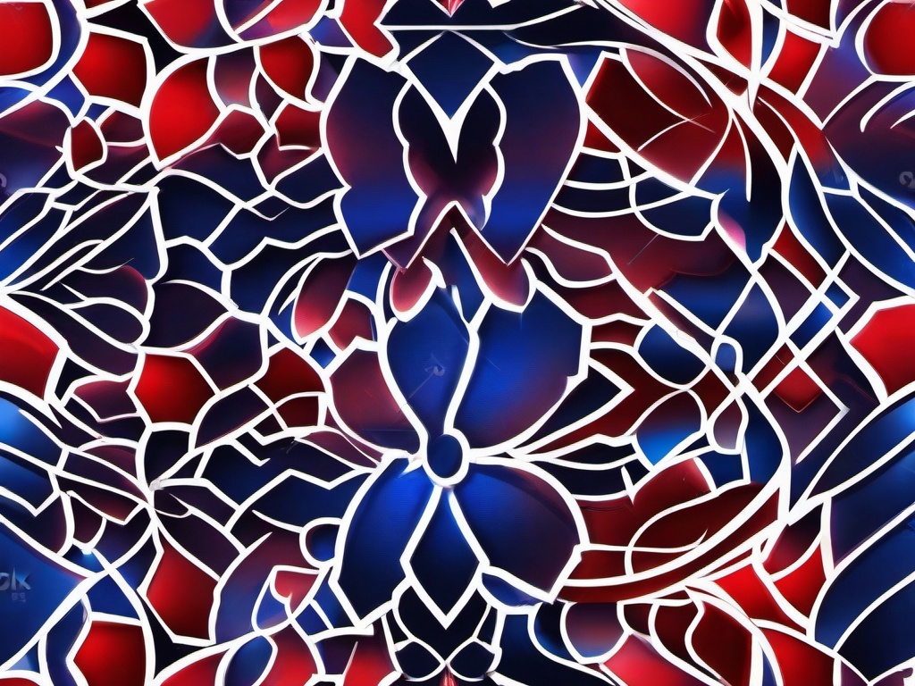 Red White And Blue Glitter Background  