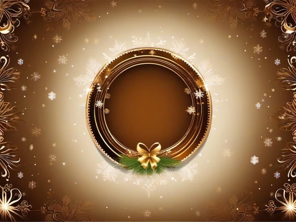 Brown Christmas Background  