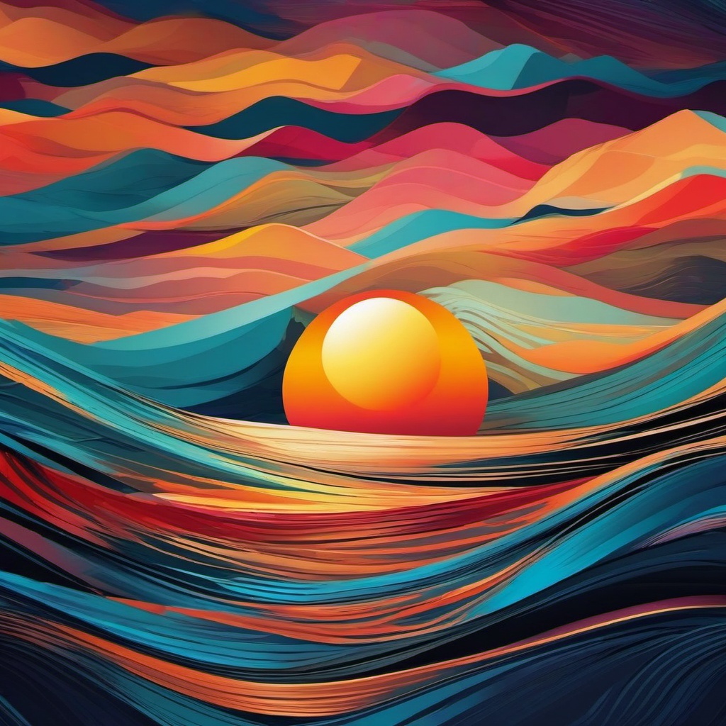 Lock Screen Wallpaper iPhone - Beach Sunset wallpaper, abstract art style, patterns, intricate