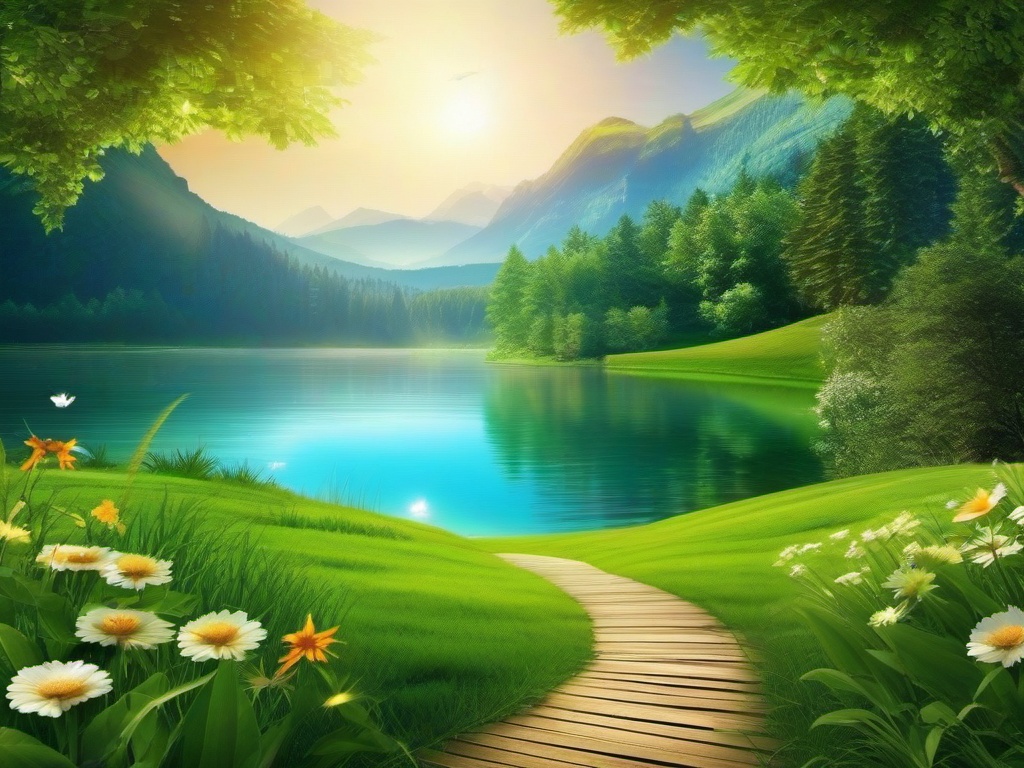 Summer Nature Wallpaper  background