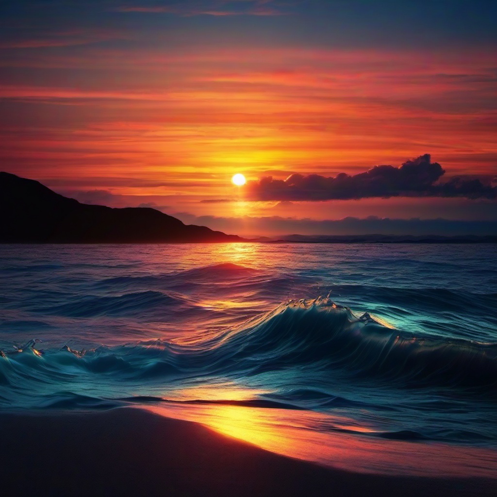 Ocean Background Wallpaper - ocean background sunset  