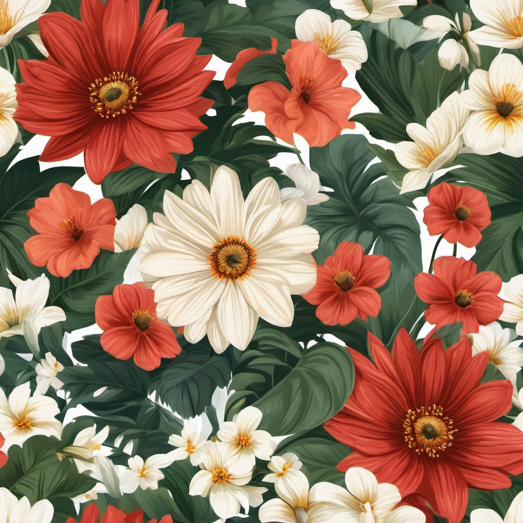 Picture of a flower clipart, A detailed and realistic flower illustration.  simple, 2d flat