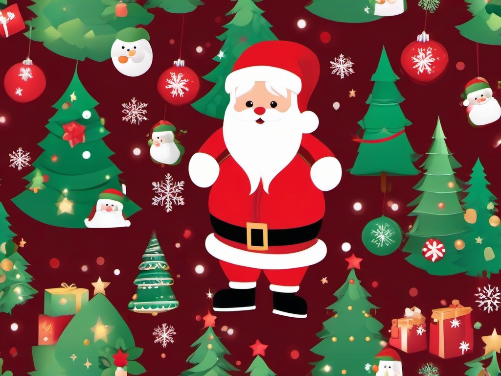 Cute Santa Backgrounds  