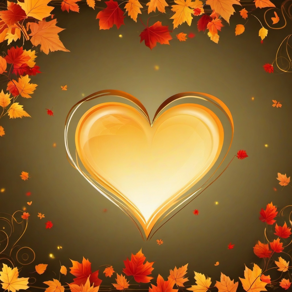 Heart Background Wallpaper - fall heart background  